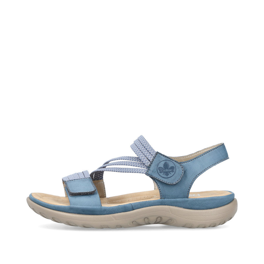 Rieker Franja 70 (64870-14) Royal /Jeans-Weiss