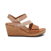 Aetrex Madelyn Wedge Ginger Multi