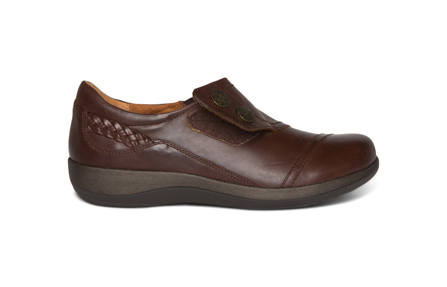 Aetrex Karina Monk Strap Brown (MSRP $139.95)