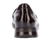 Ros Hommerson Dannon Black Crinkle Patent