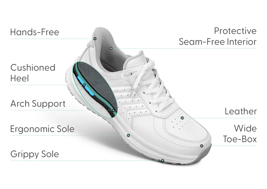 Orthofeet Navigate Hands Free White