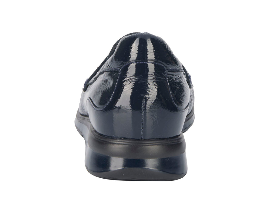 Ros Hommerson Dannon Navy Crinkle Patent