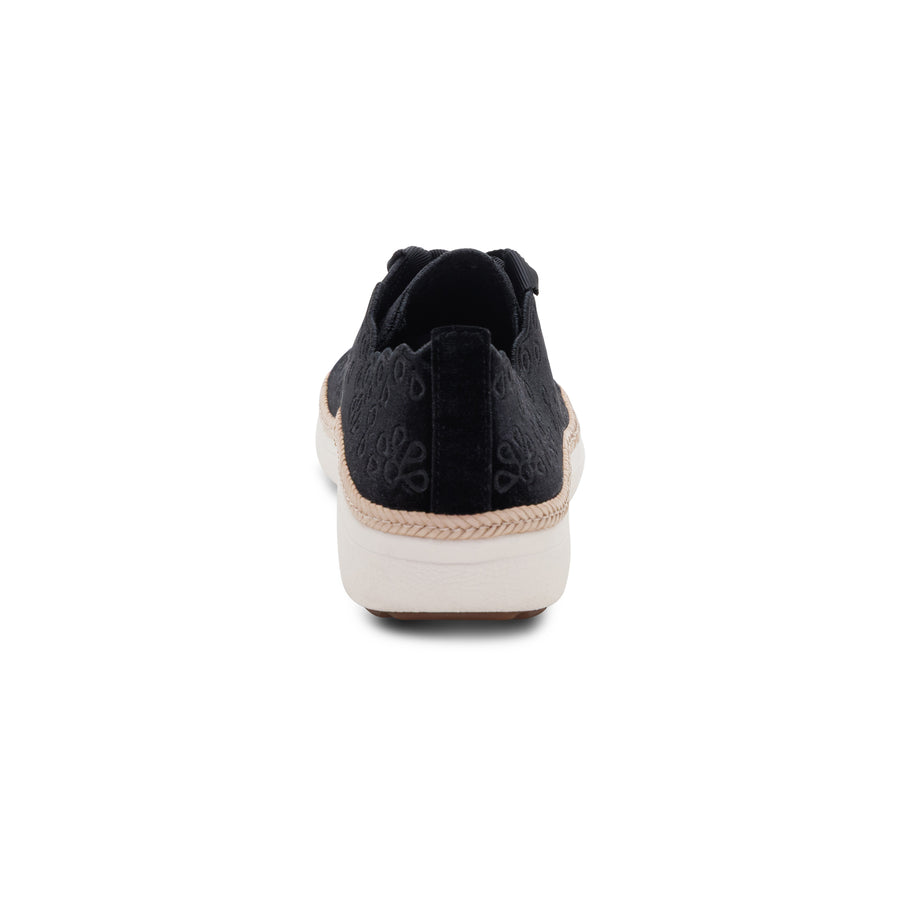 Aetrex Women's Charlotte Black Velvet - CA720