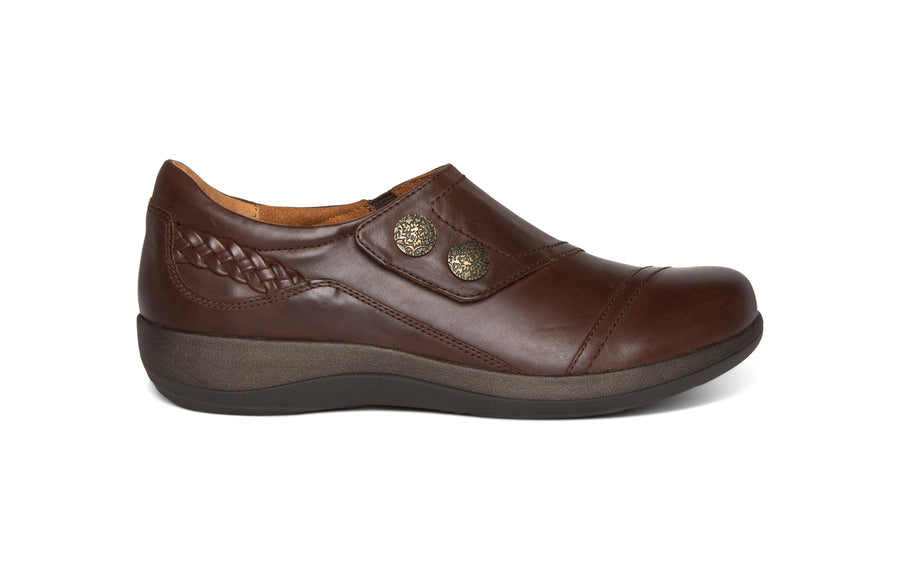Aetrex Karina Monk Strap Brown (MSRP $139.95)