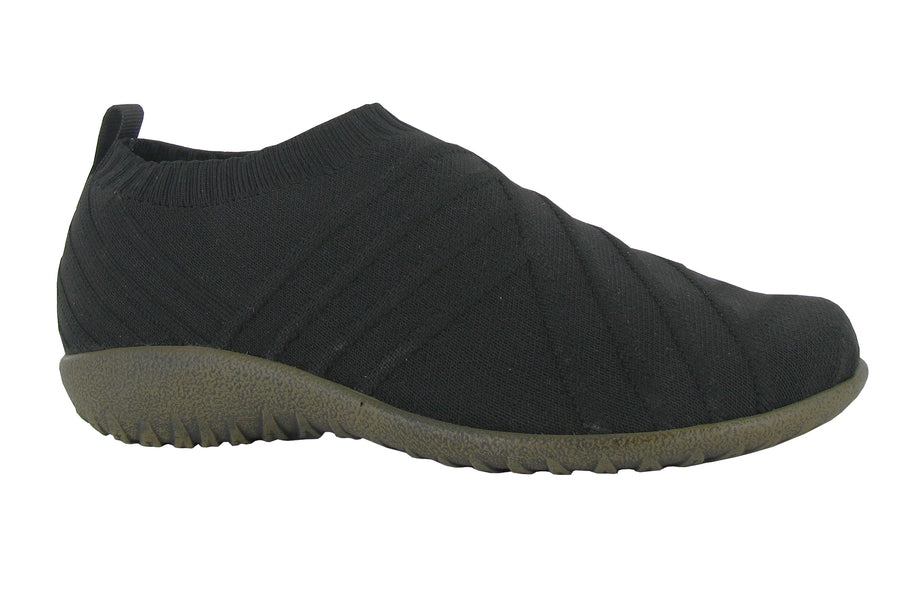 Naot Okahu Black Knit