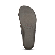 Aetrex Izzy Sparkle Thong Pewter