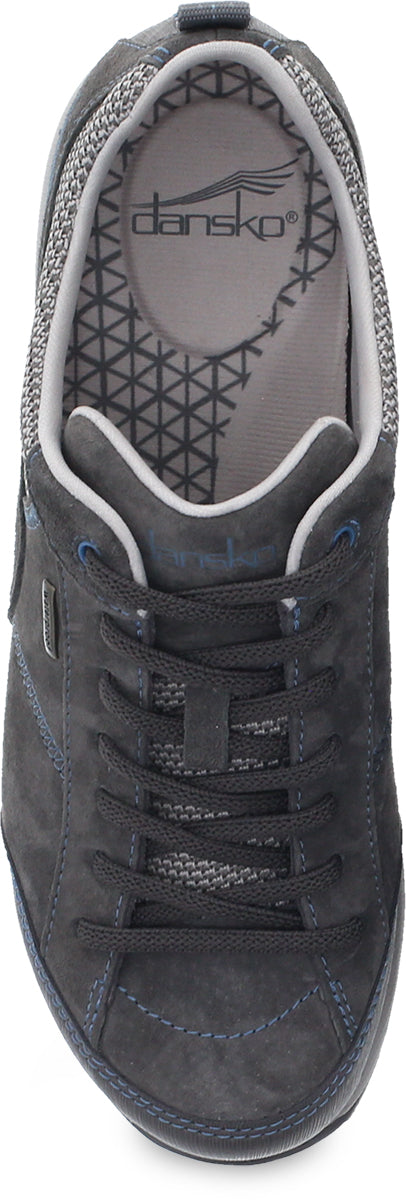 Dansko Paisley Grey/Blue Suede