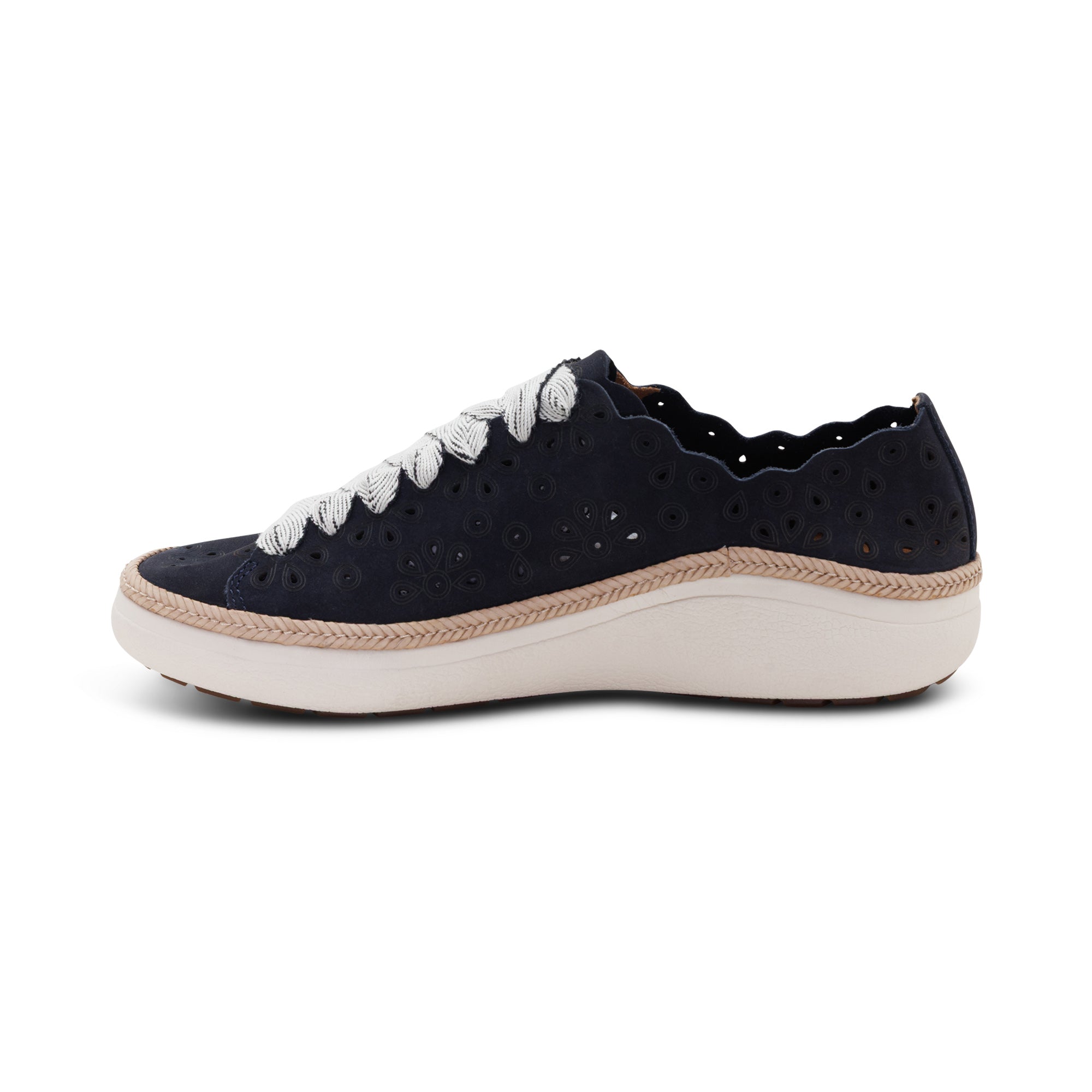 Aetrex Women's Charlotte Navy Velvet -CA726