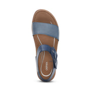 Aetrex Claire Quarter Strap Sandal Navy