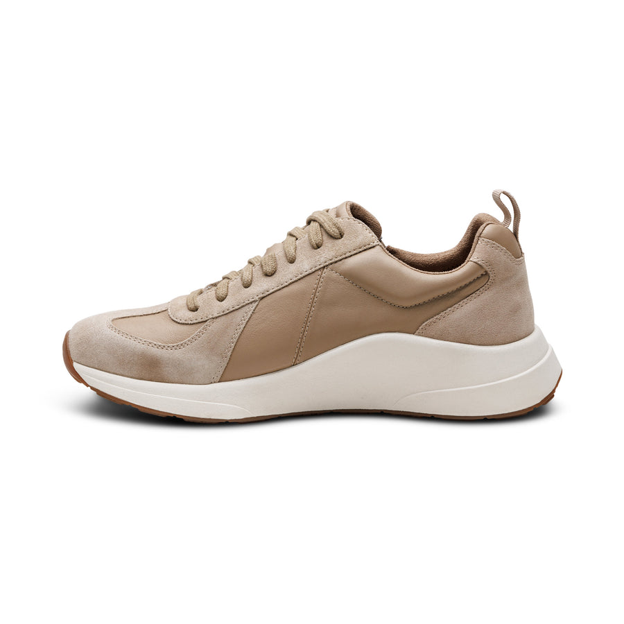 Aetrex Miles Lace Up Tan