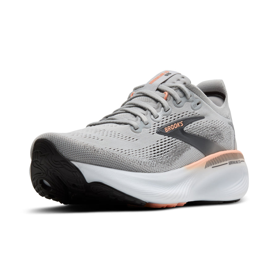 Brooks Women's Adrenaline GTS 25 Grey/Blkpearl/Coral