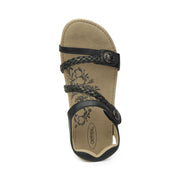 Aetrex Jillian Braided Quarter Strap Navy