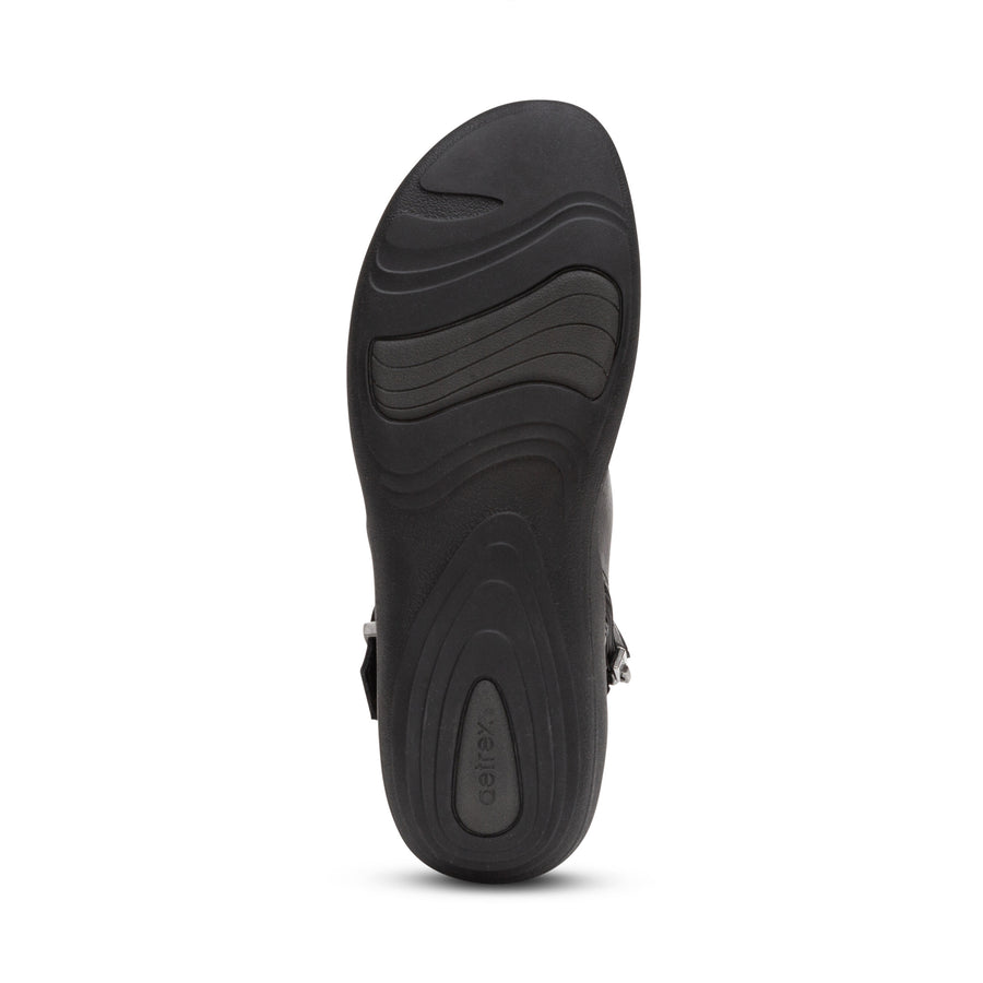 Aetrex Luna Ankle Boot Black