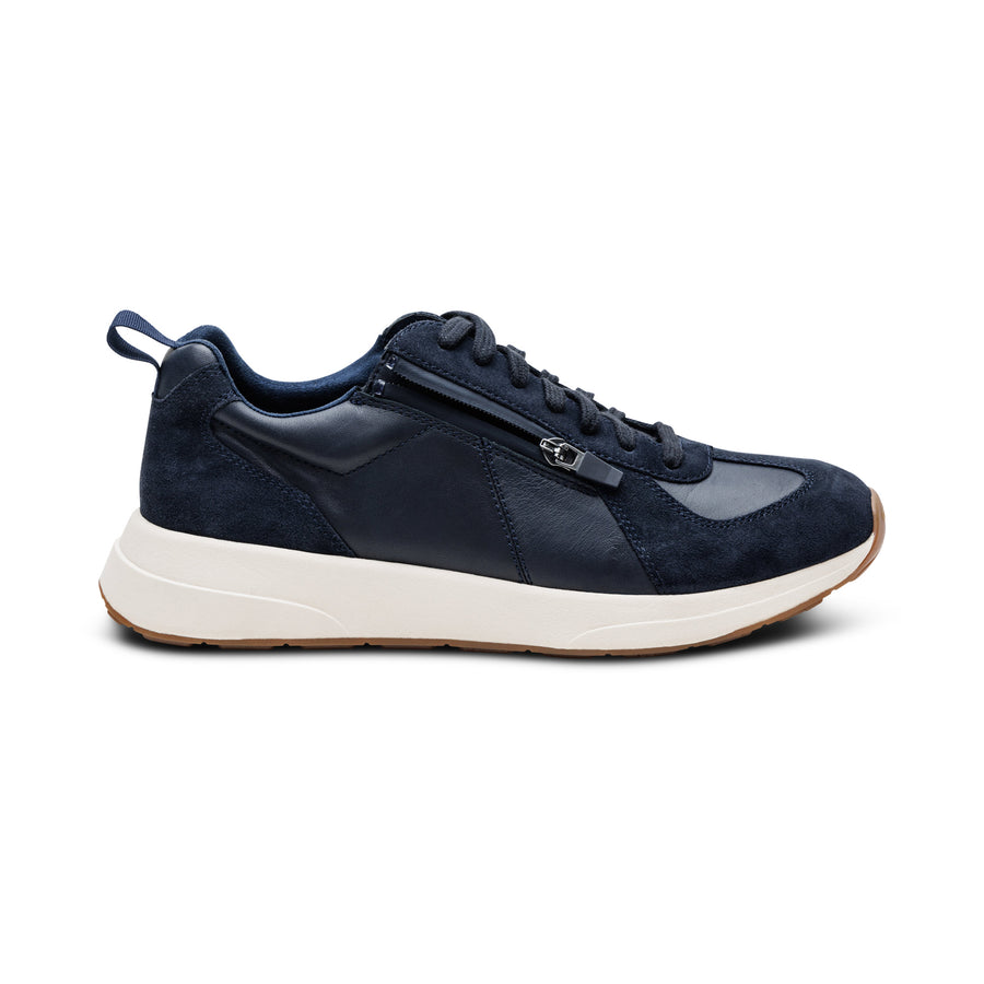 Aetrex Miles Lace Up Navy