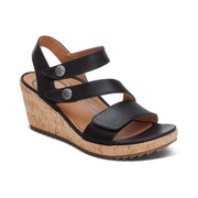 Aetrex Madelyn Wedge Black