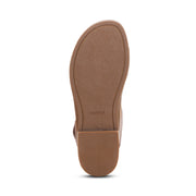 Aetrex Claire Quarter Strap Sandal Taupe Multi