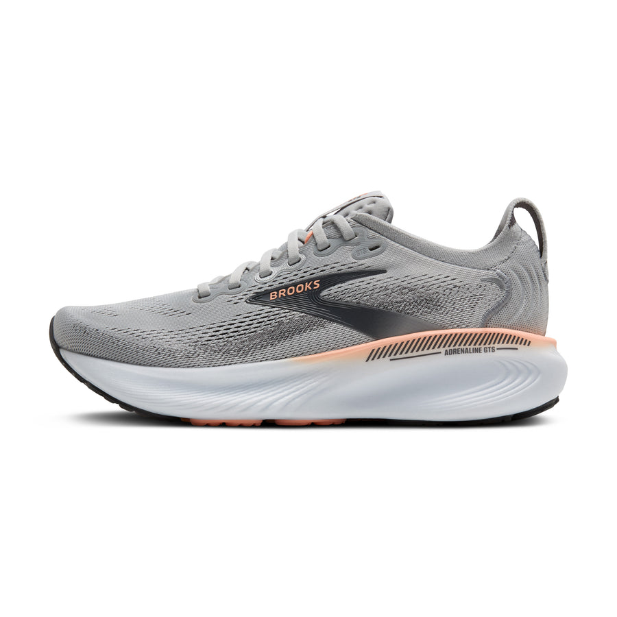 Brooks Women's Adrenaline GTS 25 Grey/Blkpearl/Coral