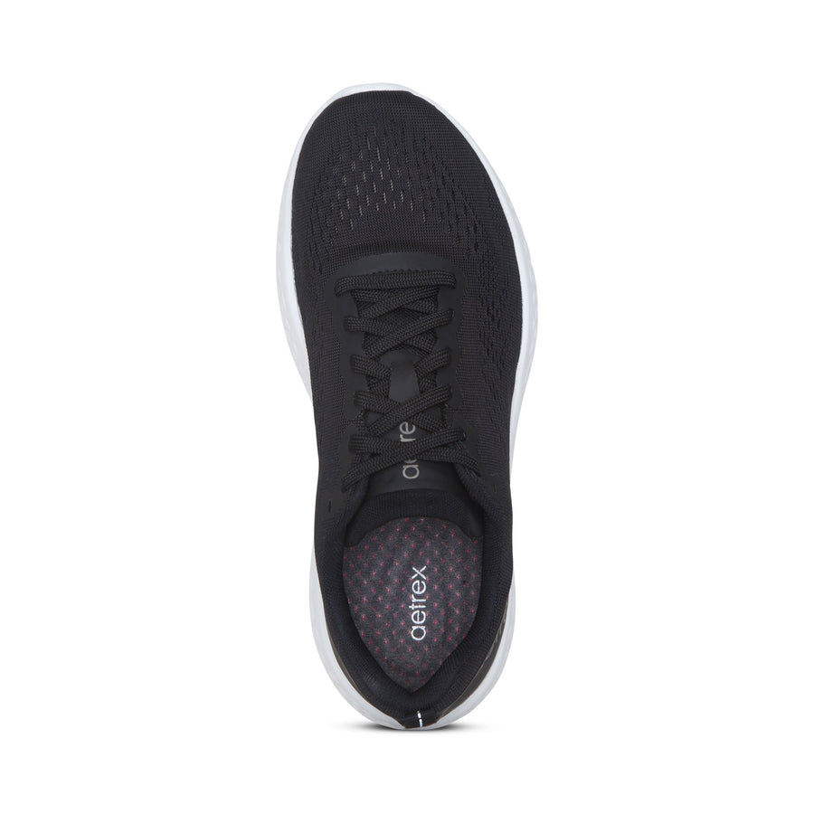 Aetrex Danika Arch Support Sneakers Black