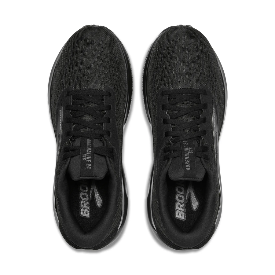 Brooks Men's Adrenaline GTS 24 Black/Black/Ebony