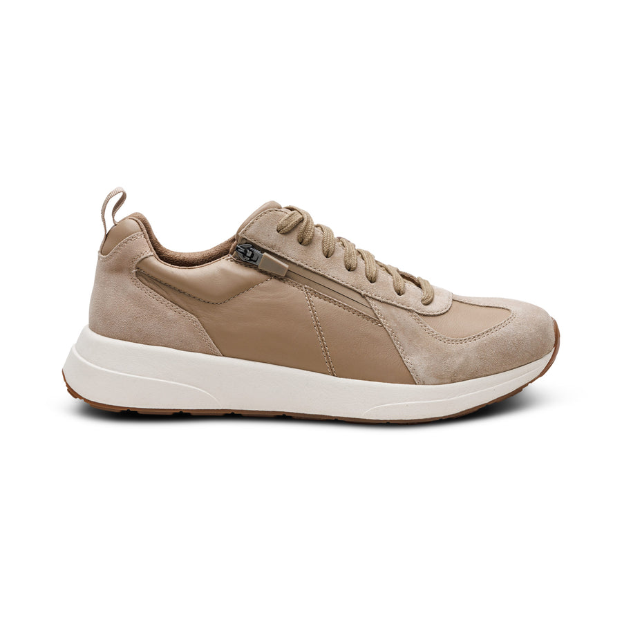 Aetrex Miles Lace Up Tan