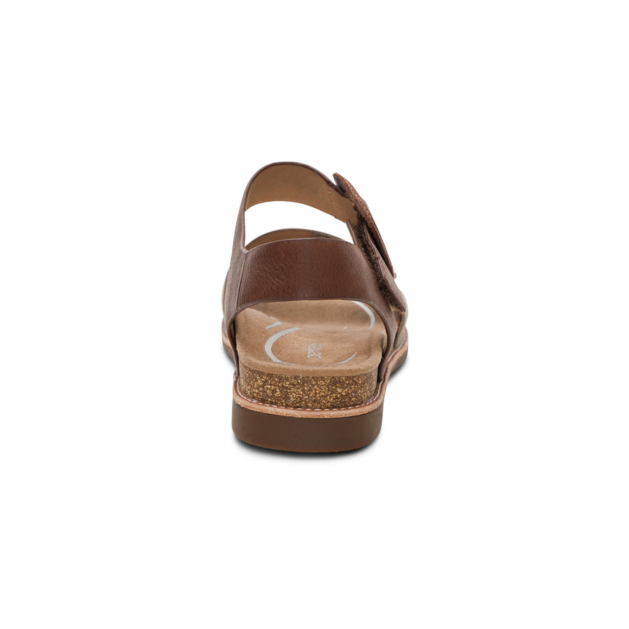 Aetrex Claire Quarter Strap Sandal Taupe Multi