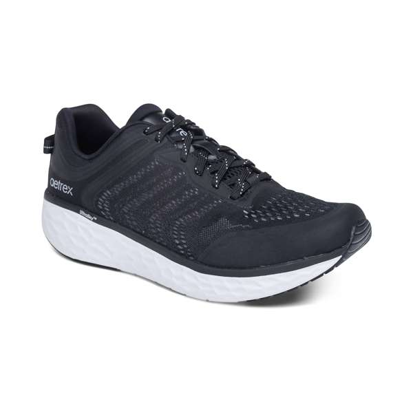 Aetrex Chase Arch Support Sneakers Black