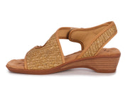 Ros Hommerson Kimmi Tan Raffia / Tan Leather (MSRP $120)