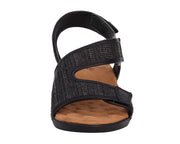 Ros Hommerson Kimmi Black Raffia / Black Leather