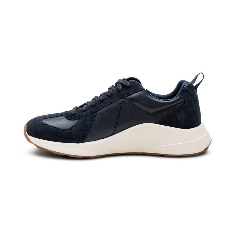 Aetrex Miles Lace Up Navy