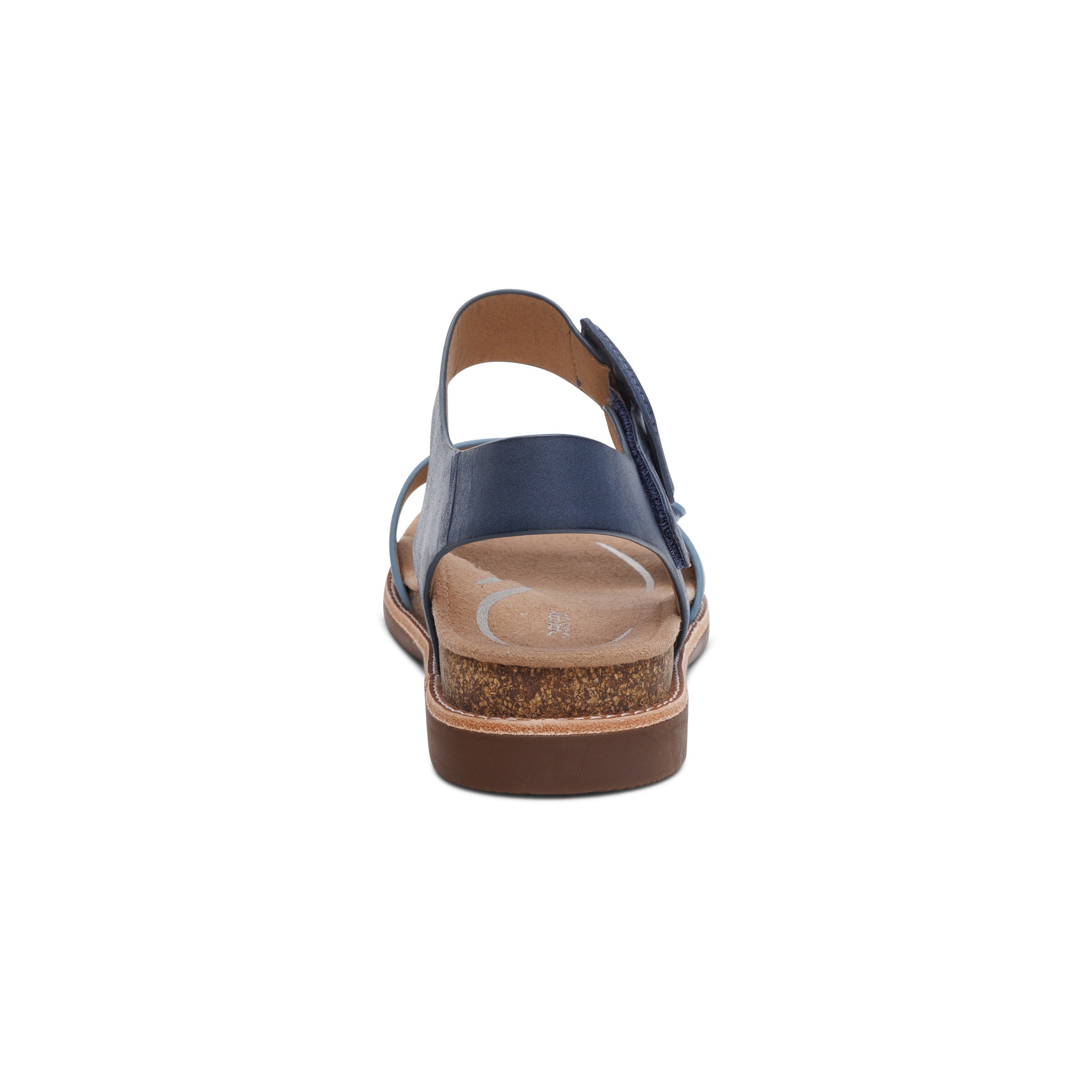 Aetrex Claire Quarter Strap Sandal Navy