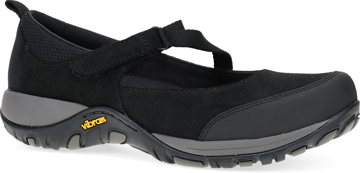 Dansko Primrose Black Burnished Suede