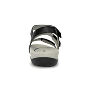 Aetrex Gabby Adjustable Quarter Strap Sandal Black Multi