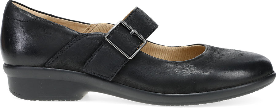 Dansko Collette Black Burnished Nubuck