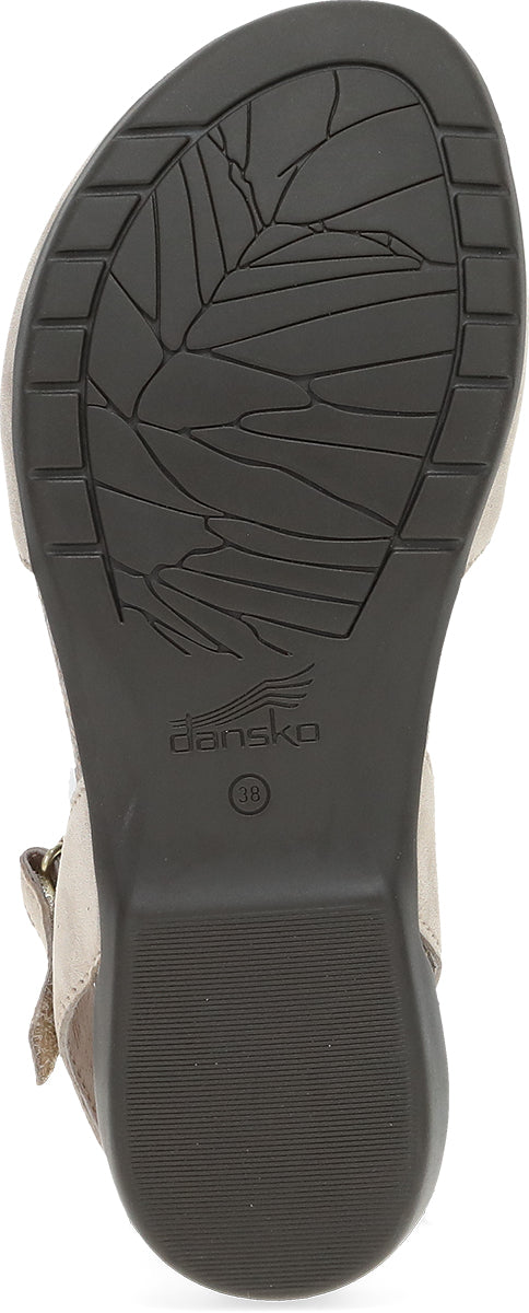 Dansko Rowan Suede Beige Sparkle
