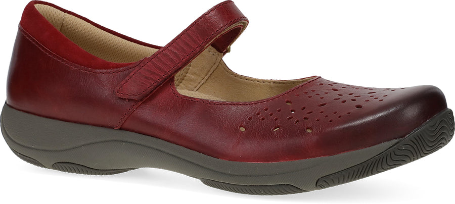 Dansko Stacy Waxy Burnished Red