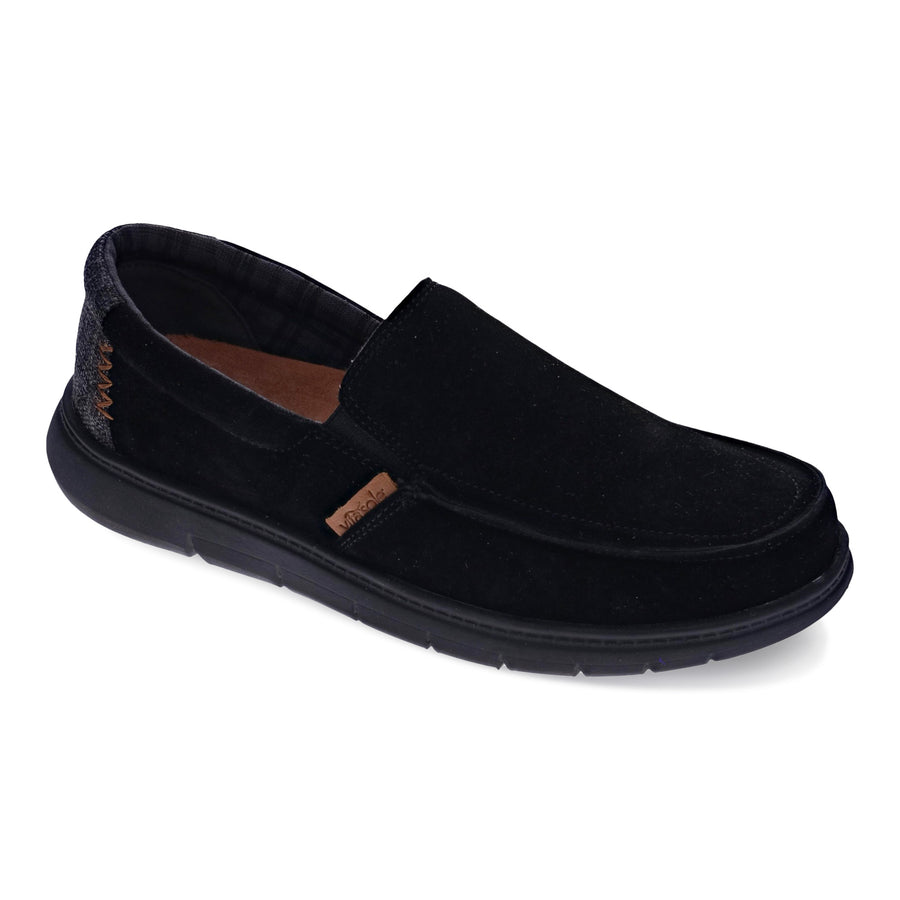 Vitasole Men's Harbour Suede Black