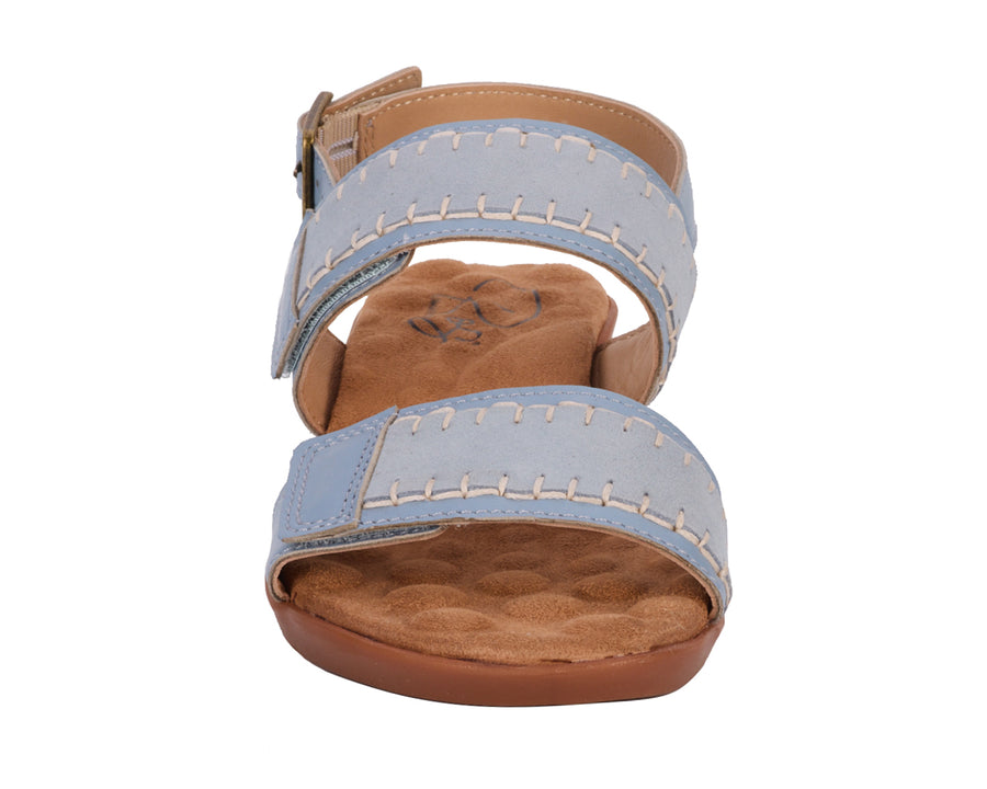 Ros Hommerson Kateri Faded Denim Leather