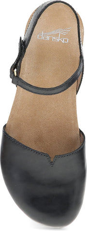 Dansko Rowan Black Waxy Burnished
