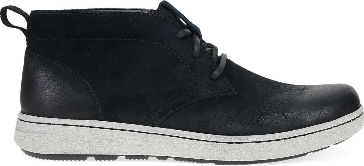 Dansko Tony Black Burnished Suede