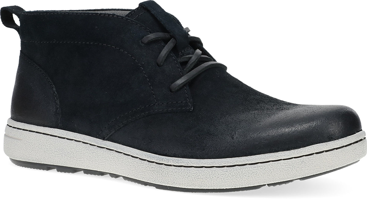 Dansko Tony Black Burnished Suede