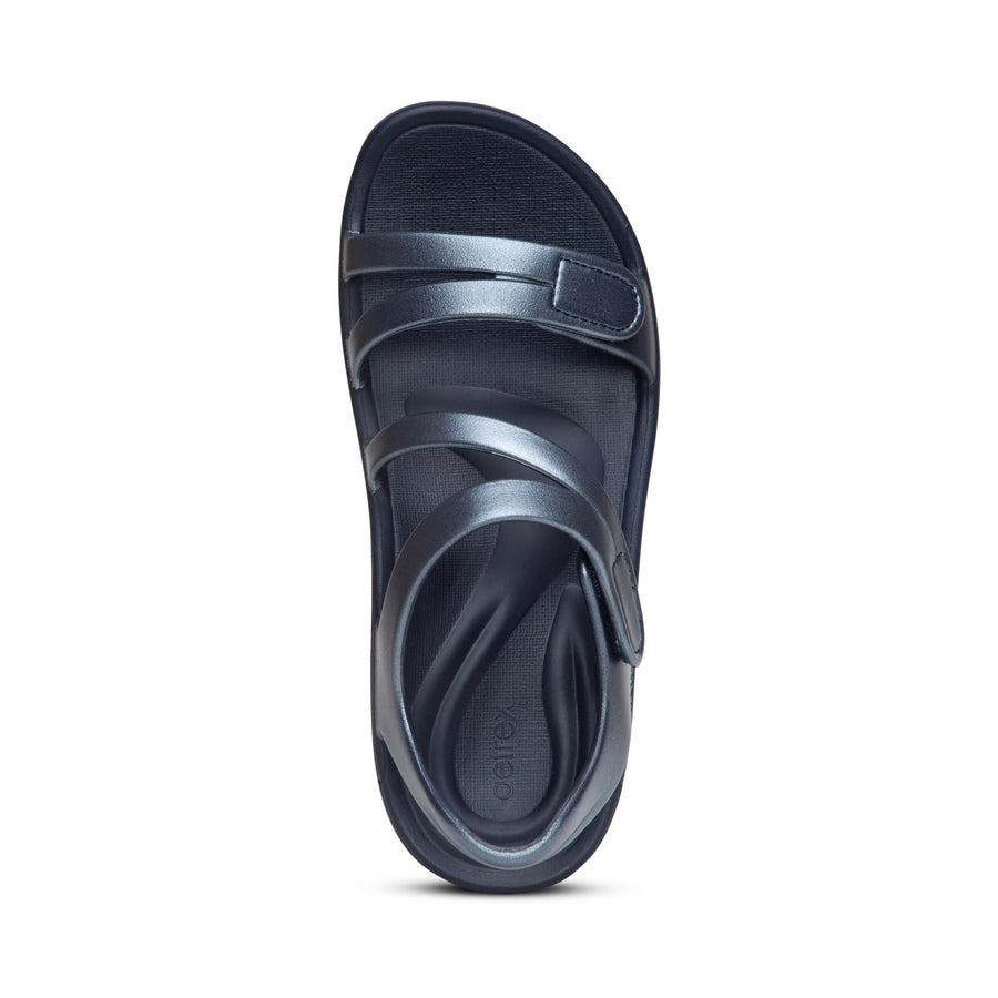 Aetrex Jillian Sport Navy - Women's