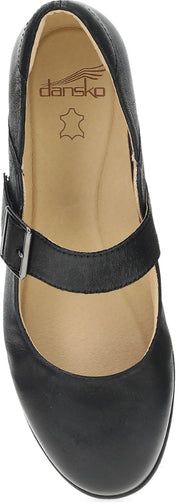 Dansko Collette Black Burnished Nubuck