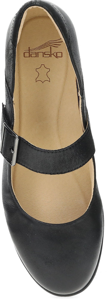 Dansko Collette Black Burnished Nubuck
