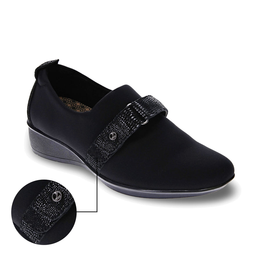 Revere Genoa Black/Black Lizard