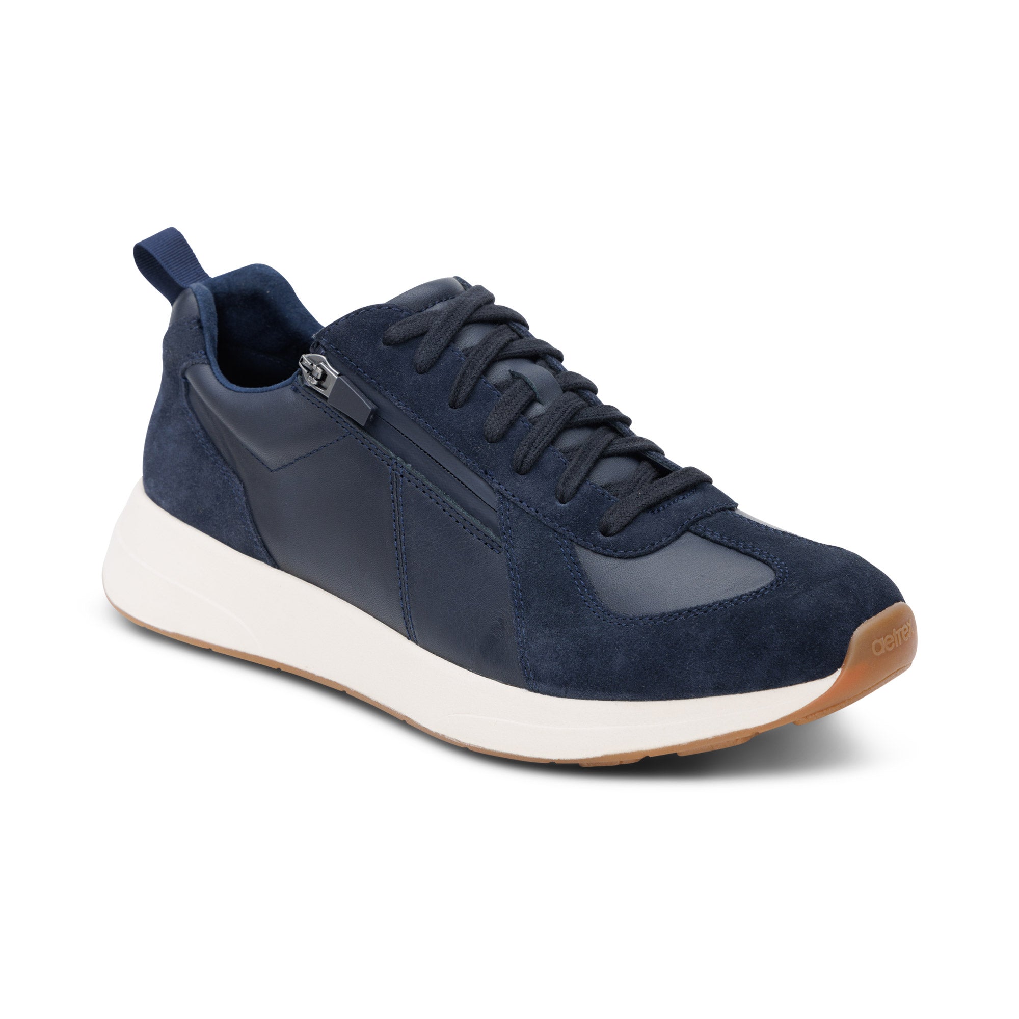 Aetrex Miles Lace Up Navy