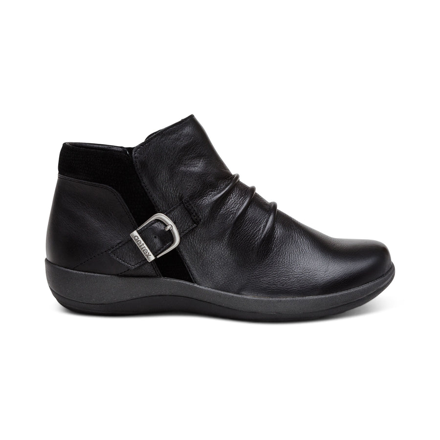 Aetrex Luna Ankle Boot Black