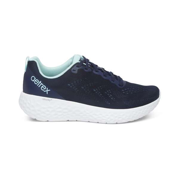 Aetrex Danika Arch Support Sneakers Navy