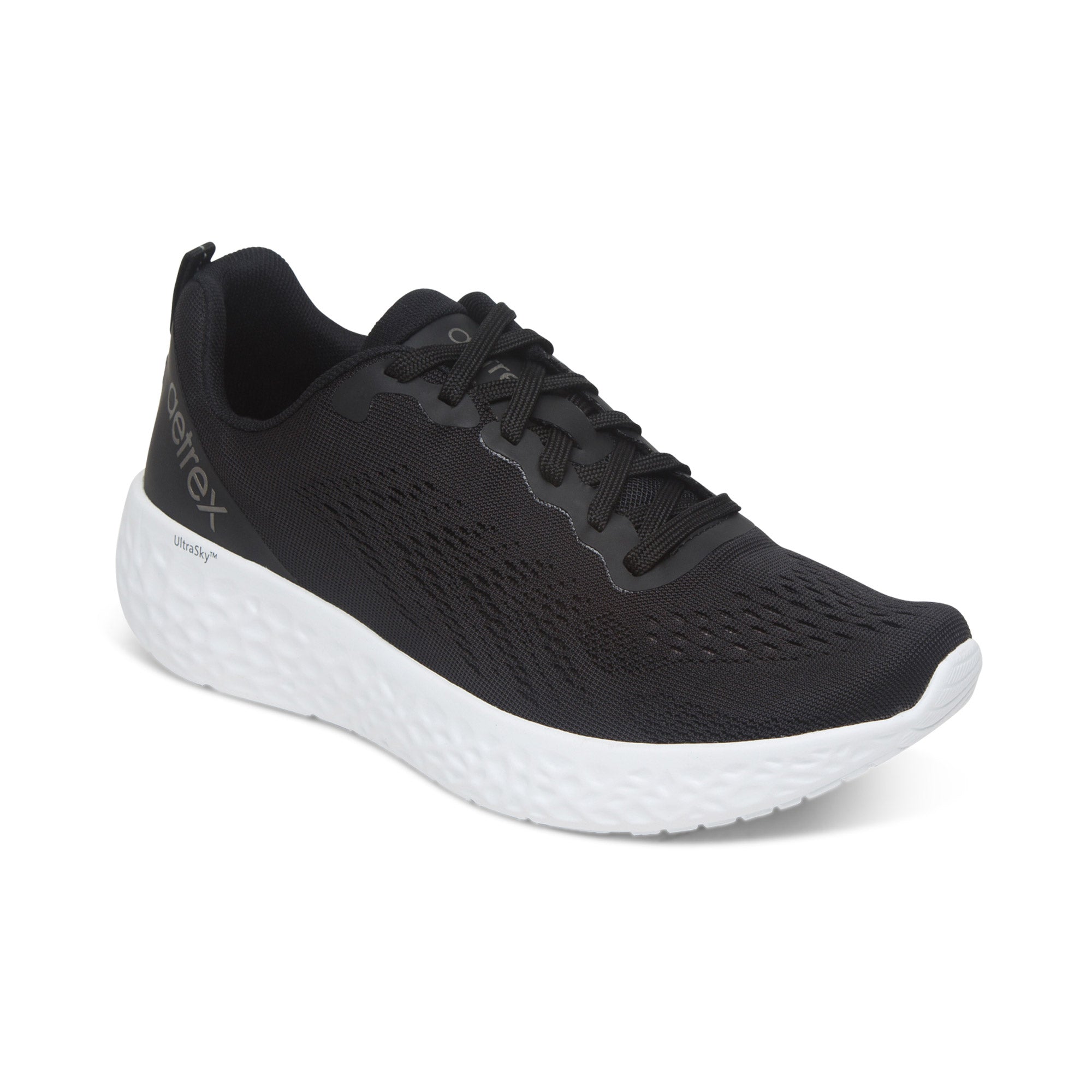 Aetrex Danika Arch Support Sneakers Black