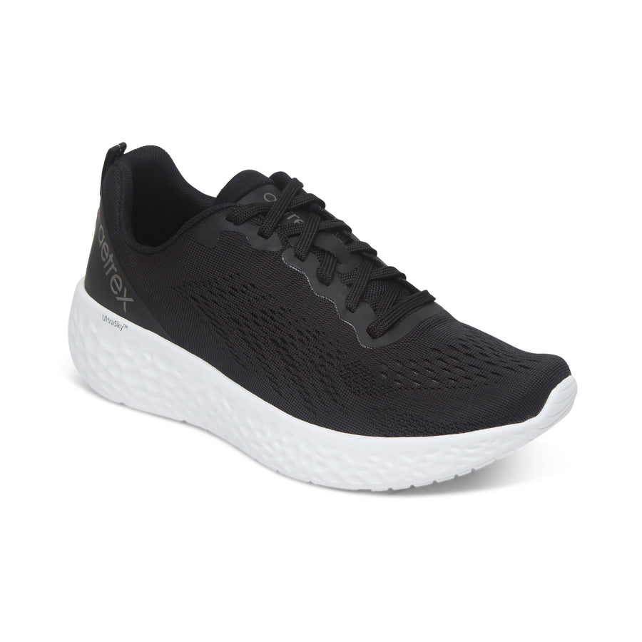 Aetrex Danika Arch Support Sneakers Black