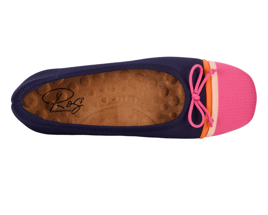 Ros Hommerson Noelle Navy/Pink Knit